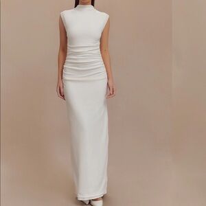 NWT Meshki Elliot High Neck Sleeveless Dress